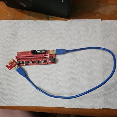 AAAwave (6) PCI-E 1X to USB 3.0 GPU Mining Risers PCIe