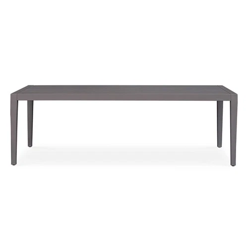 Uttermost 50194 Polanco 92"W Aluminum Table - Java Black - Picture 1 of 6