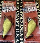 2 Lucky Craft Hagane 64 SS Lipless Crankbait Lures RED GOLD RED HEAD - NEW