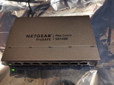 Netgear ProSafe GS108 EV3, Smart Managed, Gigabit Ethernet Switch, 8 Port RJ-45*