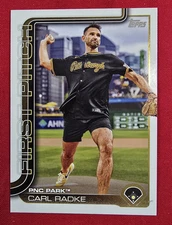2025 Topps CARL RADKE First Pitch #FP-6 Pirates