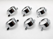 1964 Chevy Impala Tail Light Back Up Trim Ring Bezel Chrome Rh Lh Bezel Set Of 6
