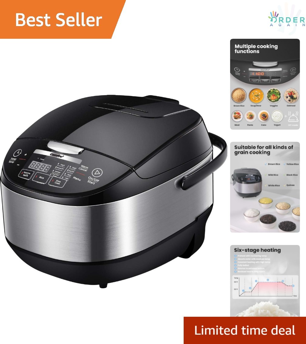 Large Rice Cooker 10 Cup Programmable Multi-Function Fuzzy L