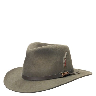 Scala Classico Men's Crushable Outback Hat