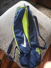 Nike Baseball Bat Bag Blue Hanging Nylon Handles Zip Water Resistant