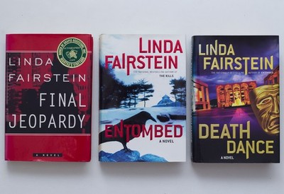 Lot of 3 Linda Fairstein Alex Cooper Series HCDJ Entombed SIGNED FINAL JEOPARDY