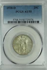 1928-D STANDING LIBERTY QUARTER DOLLAR PCGS AU-55