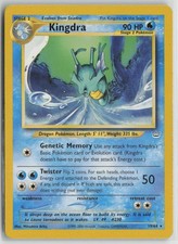 Kingdra 19/64 Rare Neo Revelation Pokemon Unlimited Moderately Played on eBay