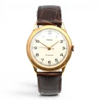 VINTAGE ROLEX CHRONOMETER MANUAL WIND WRISTWATCH 18K YELLOW GOLD SILVER DIAL