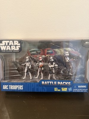 Star Wars The Clone Wars Hasbro Battle Packs Arc Troopers