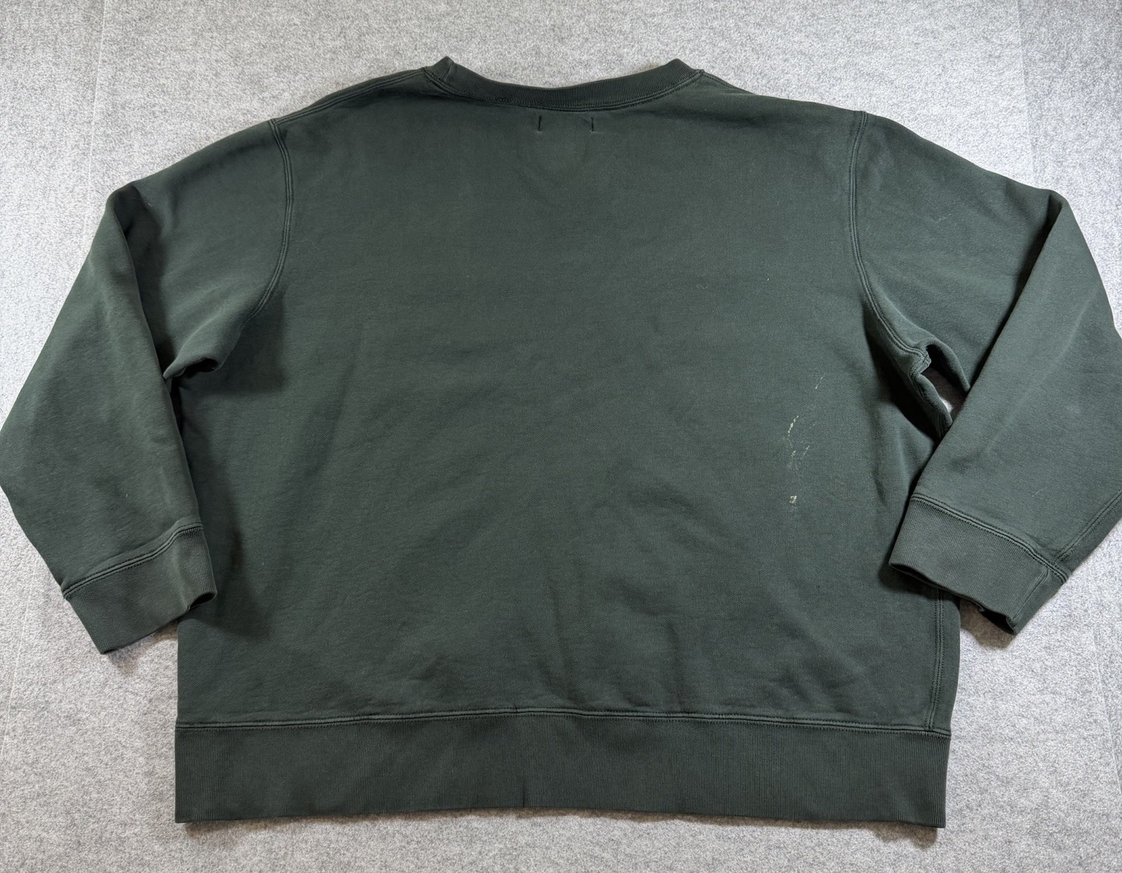 Polo Ralph Lauren Sweatshirt Mens 2XL Hunter Green Vintage 90s Crewneck *Flaws* thumbnail 2