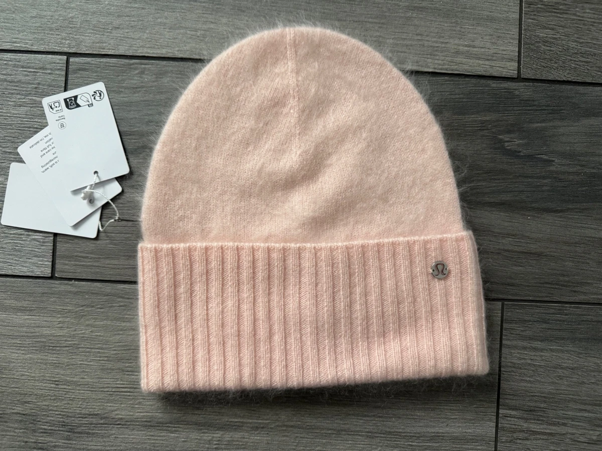 Lululemon Fuzzy Cashmere Beanie BPNK Pink New One Size Lululemon Fuzzy Cashmere Beanie Hat [Butter | Mercari main image 4