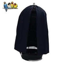 Round Parrot Birdcage Cover Pet Universal Blackout Cage Cover Shade Blue