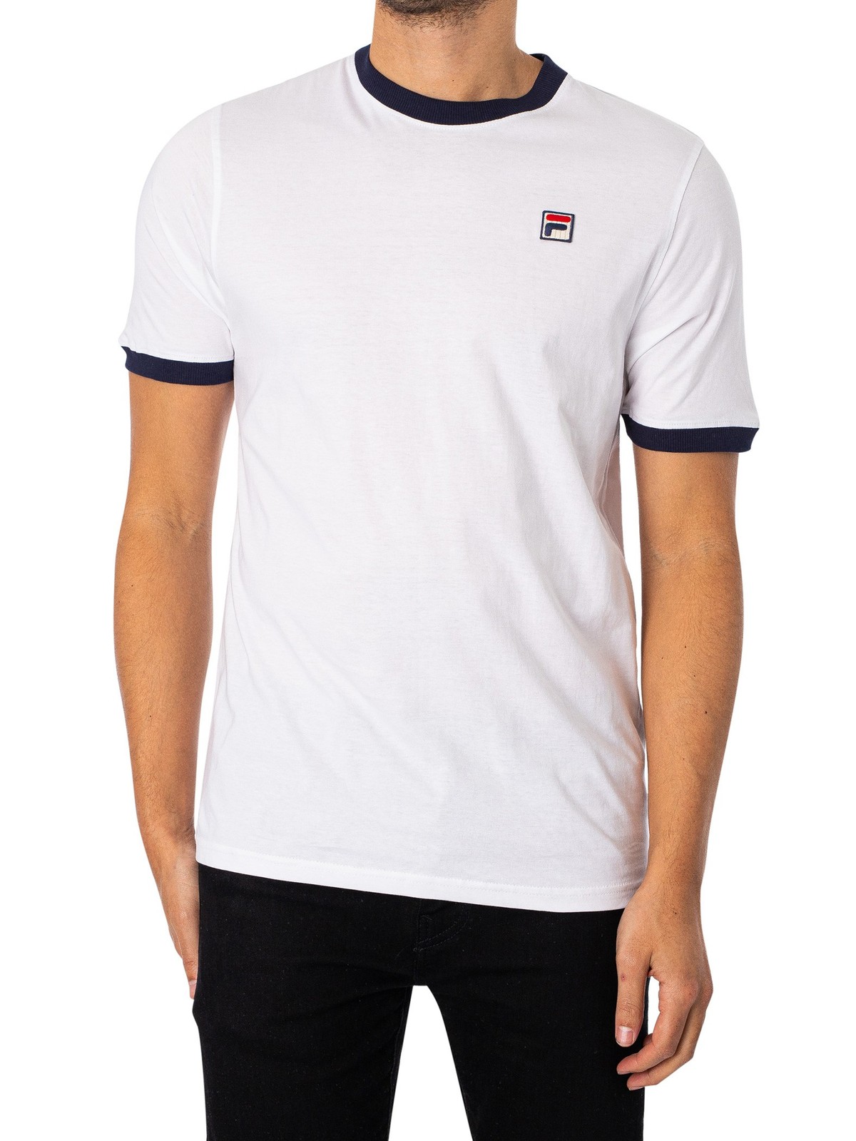 Fila Uomo Maglietta Marconi Ringer bianca