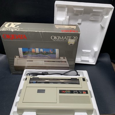 Vtg Okidata Okimate 20 EN3211 Personal Computer Printer Powers On UnTested, EUC.