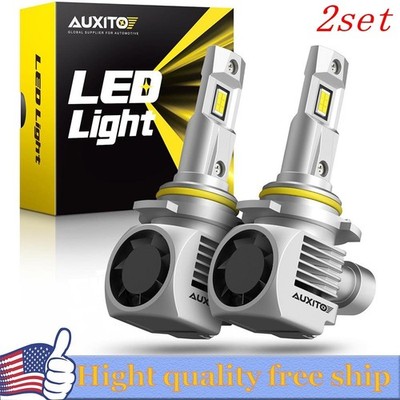 4X AUXITO 9005 LED Headlight bulb Conversion Kit Low Beam 6000K 5000LM White