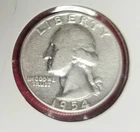 1954-P Silver Washington Quarter *90% Silver*  CIRCULATED CONDITION
