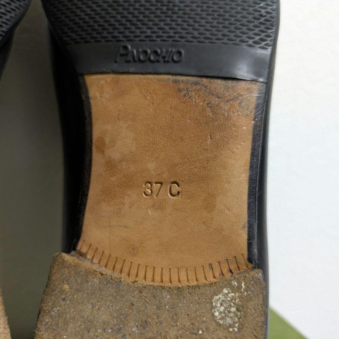 GUCCI Women's Loafers Horsebit Leather Black EU37/US7 120221c thumbnail 17