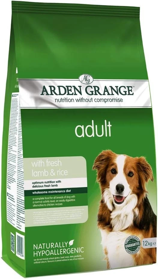 Arden Grange Adult Lamb & Rice Dry Dog Food 12kg