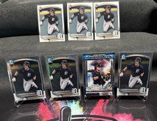 Kevin McGonigle 2025 Bowman Draft MOJO REFRACTOR Detroit Tigers #BDC-59 LOT (7)
