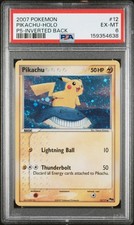 2007 POKEMON POP SERIES 5 INVERTED BACK #12 PIKACHU-HOLO PSA 6 on eBay