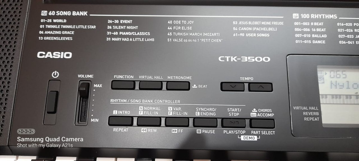 Casio CTK-3500 61-Key Touch Keyboard Piano | Pitch Bend | USB MIDI