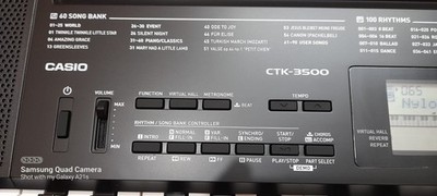 Casio CTK-3500 61-Key Touch Keyboard Piano | Pitch Bend | USB MIDI