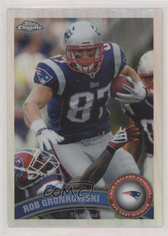 2011 Topps Chrome Refractor Rob Gronkowski #132 1m8