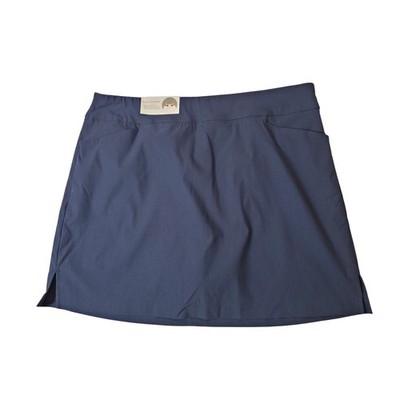 NWT Lady Hagen Womens 16 Blue Golf Skort Easy Shaper Tummy Control Athletic1