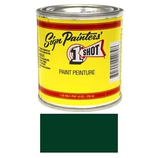 1/2 Pint 1 Shot 148L DARK GREEN Paint Lettering Enamel Pinstriping One Shot