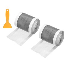 2Pcs Disposable Hair Catchers 2.76" x 16.4ft Mesh Drain Sticker with Tool