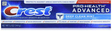 Pro Health Advanced Deep Clean Mint Toothpaste, 5.1 Ounce (Pack of 12) 1.22 per gallon