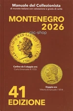 MONTENEGRO 1 CATALOGO MONETE ITALIANE 2026 - 41. EDIZIONE