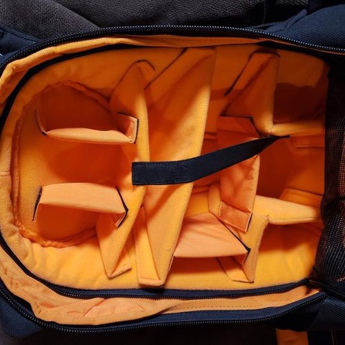 Crumpler 'The Keystone' Camera/Laptop Backpack - Dark Gray/Gray/Orange - Picture 7 of 10