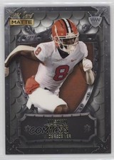 2022 Wild Card MATTE White - Silver Frame / Orange Justyn Ross Shield 16ki