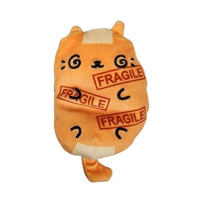 FRAGILE Cats vs Pickles Cat Plush Bean Bag #119 Tactile Fidget 4'' Gold Series