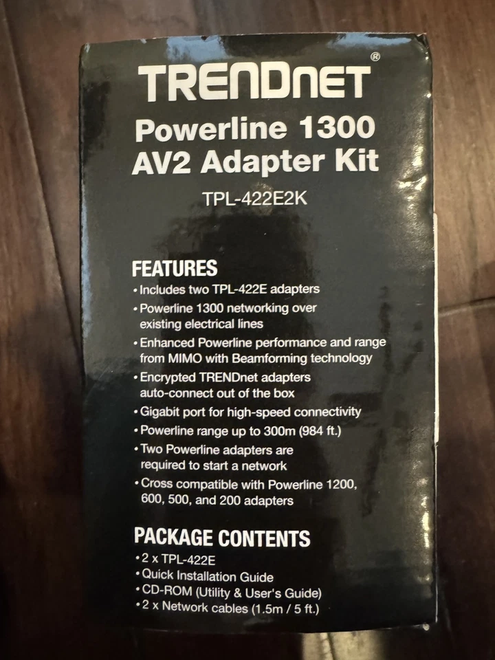 Trendnet Powerline 1300 Av2 Adapter Kit - Image 2 of 3