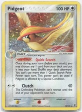 Pidgeot Holo Rare FireRed & LeafGreen RG Colorless Holo 10/112 2004 DMG on eBay