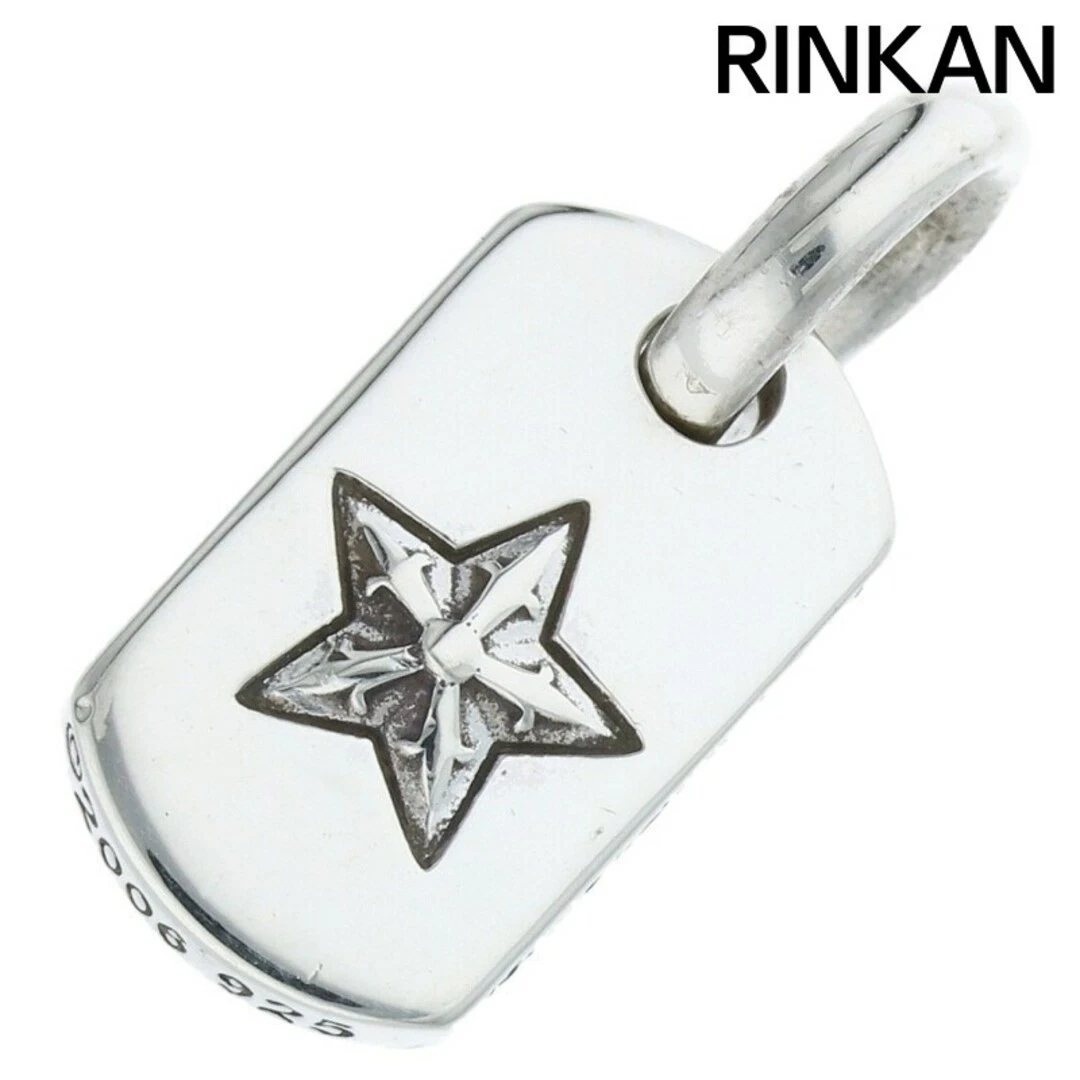 CHROME HEARTS Collana Top Uomo Cromo Cuori D T TNY Stella Piccolo Cane Tag Charm Argento Usa