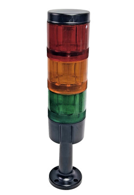 Texelco 90E02 Stack Light Tower Red/Yellow/Green w/ 370 Series Modules