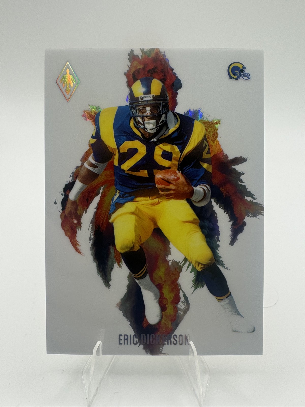 2024 Panini Phoenix - Color Blast Eric Dickerson #CB-18 CASE HIT RAMS HOF