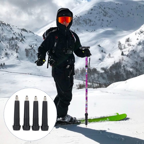 VICASKY Lot De 8 Pointes De Rechange En Acier Au Tungstène – Pour Bâtons De Marche, Trekking Et Randonnée, Antidérapantes, 3,1 Cm