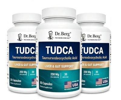 Dr. Berg TUDCA (Tauroursodeoxycholic Acid) Supplement - Sturdy Formula for Liv