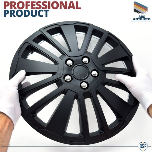 4 Copricerchi per Ford Ranger Wildtrack 16'' Pollici Coppette Nere 15 Razze MADE - Foto 6 di 13