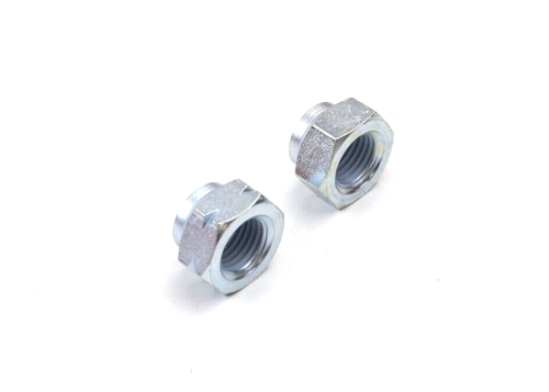 Classic Fiat 500 126 600 850 Front Stub Axle Hub Nut Kit Left & Right Brand New - Picture 2 of 2