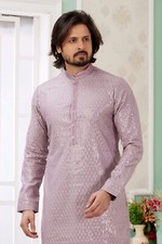 Indian Mens Wedding Bollywood Party Wear Traditional Ramadan Eid Wear Kurta Pant