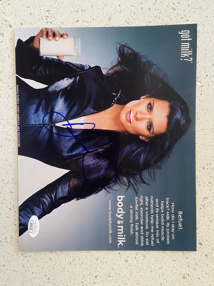 FOTO FIRMADA POR DANICA PATRICK 8X10 INDY 500 INDIANAPOLIS COCHE NASCAR SEXY JSA Foto 2 de 2