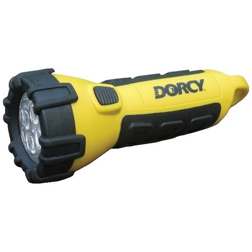 Dorcy 1D LED Flashlight - 55 Lumen Basic Flashlight With 11 Hour Runtime, Assorted Colors