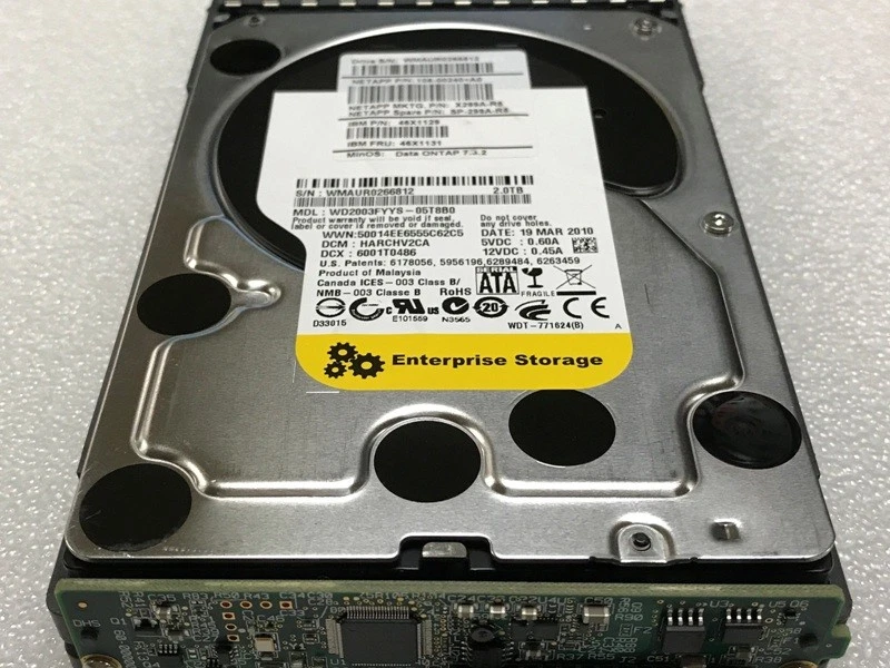 NetApp X299A-R5 2TB SATA 7.2K RPM Hard Disk Drive for FAS20x0 Filer X299A - Image 2 of 3