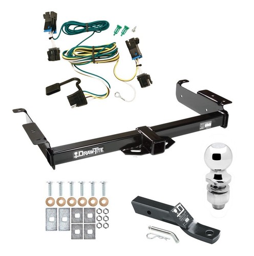 Trailer Tow Hitch For 03-25 GMC Savana 1500 2500 3500 Package w/ Wiring 2" Ball - Picture 1 of 6
